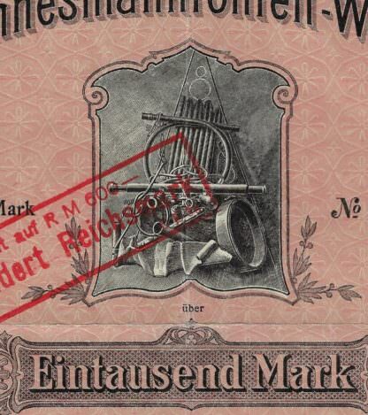 Mannesmannröhren-Werke, 1000 Mark von 1922 – Bild 2
