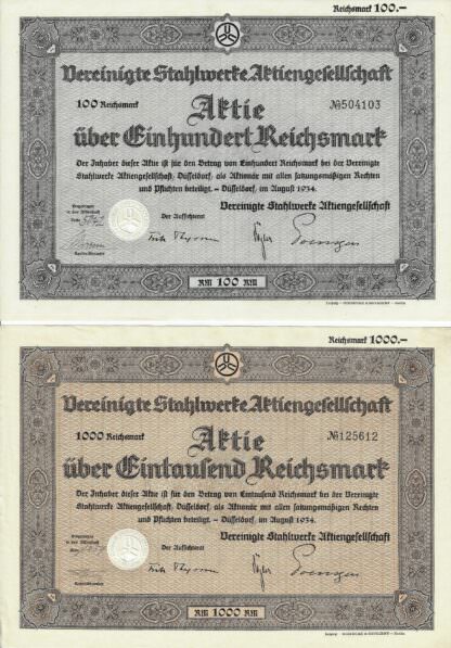 Vereinigte Stahlwerke Aktiengesellschaft