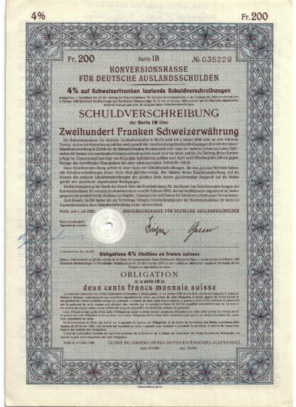 Konversionskasse für Deutsche Auslandsschulden - Schuldverschreibung – Bild 3