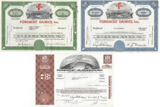 Foremost Dairies, Inc. / Foremost-McKesson, Inc. - US Molkereibetrieb