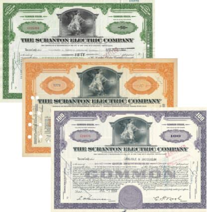 The Scranton Electric Company, Scranton (Pennsylvania)