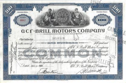 acf-Brill Motors Company / the Brill Corporation - US Hersteller von Automobilen/Bus – Bild 2