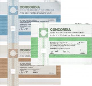 Concordia Chemie Aktiengesellschaft Oberhausen/Rhld.