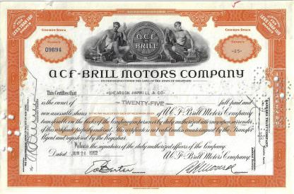 acf-Brill Motors Company / the Brill Corporation - US Hersteller von Automobilen/Bus – Bild 4