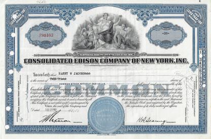 Edison Aktien, Consolidated Edison Company of New York - Thomas Alva Edison – Bild 4