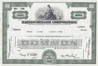 Harnischfeger Corporation