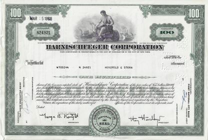 Harnischfeger Corporation