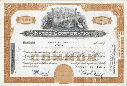 NATCO, National Fireproofing Corporation 1950er - 1960er Jahre