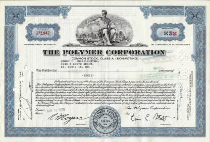 The Polymer Corporation - US-Chemie Unternehmen der 60er/70er Jahre