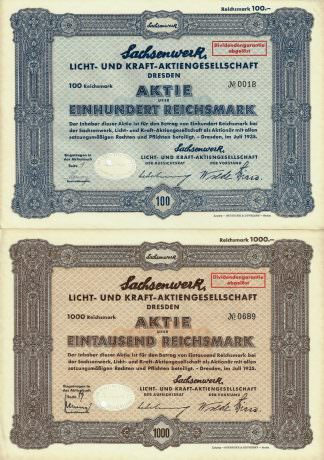 Sachsenwerk Licht- und Kraft-Aktiengesellschaft Dresden, 1935