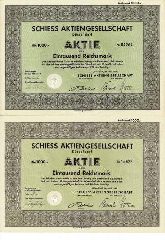 Schiess Aktiengesellschaft Düsseldorf