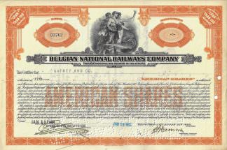 SNCB - Belgian National Railways Company, 1929 (Societe Nationale des Chemins de fer Belges)