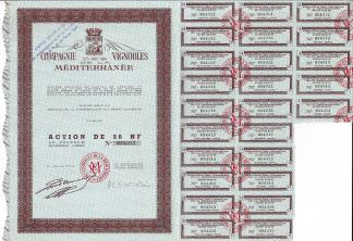 Compagnie des Vignobles de la Mediterranee S.A., Monville, Duzerville, Bone - Weinbau in Algerien