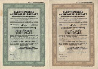 Elektrowerke Aktiengesellschaft (Reichs-Elektrowerke) in Berlin