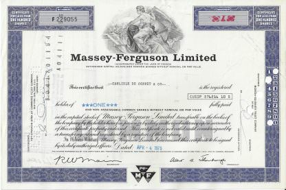 Massey-Ferguson Limited - Weltweit bekannter Hersteller von Traktoren und Landmaschinen – Bild 2