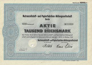 Natronzellstoff- und Papierfabriken Aktiengesellschaft Berlin