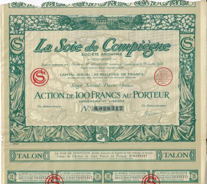 La Soie de Compiegne S.A., 1923