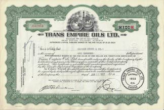 Trans Empire Oils Ltd. - Kanadisches Öl-Unternehmen