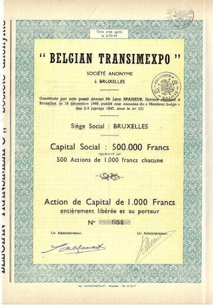 BELGIAN TRANSIMEXPO
