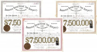 Bessemer Consolidated Iron Company, 1887