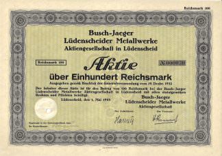 Busch-Jaeger Lüdenscheider Metallwerke Aktiengesellschaft (heute AAB-Gruppe)
