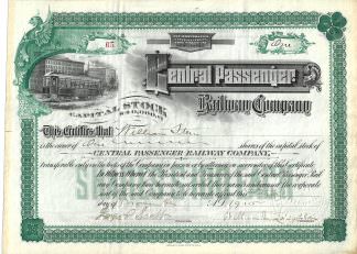 Central Passenger Railway Company, 1905