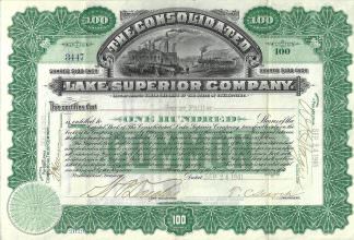 The Consolidated Lake Superior Company, 1901