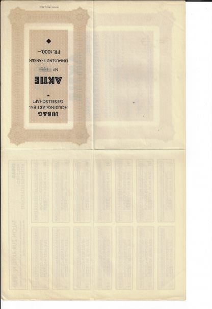 Lubag Holding-Aktiengesellschaft Zürich, 1929 – Bild 3