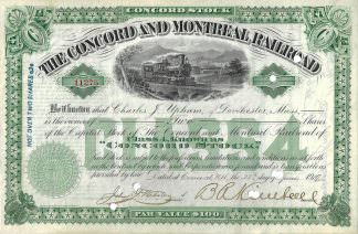 The Concord and Montreal Railroad, 1919