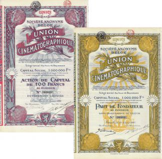 UNICI Union Cinematographique, 1920