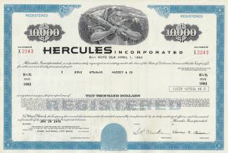 Hercules Incorporated, Wilmington (US-Chemiekonzern und Waffenproduzent)