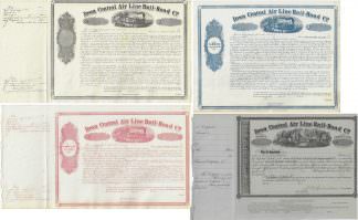 Iowa Central Air Line Rail-Road Co., 1850er Jahre