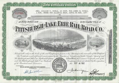 Pittsburgh and Lake Erie Rail Road Company