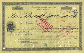Parrot Silver and Copper Company, 1903