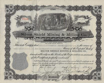 Silver Shield Mining & Milling Co., 1930