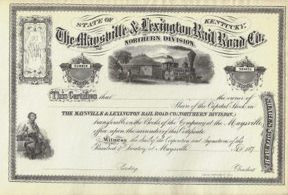 The Maysville & Lexington Rail Road Co. (Northern Division)