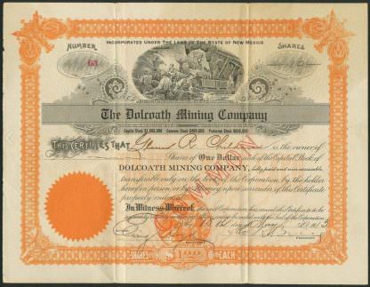 The Dolcoath Mining Company, 1913