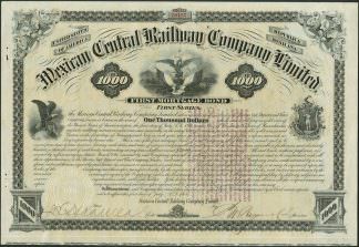 Mexican Central Railway Company Limited, 1881