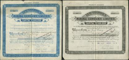 New Elkhorn Mining Company, Limited, 1896 (US-Silbermine)