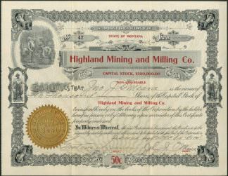 The Deep Creek Mining Company, Montana, 1901