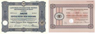 Langbein-Pfanhauser Werke Aktiengesellschaft, Leipzig