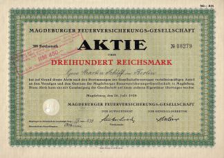 Magdeburger Feuerversicherungs-Gesellschaft, 1928
