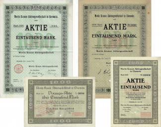 Moritz Krause Aktiengesellschaft in Chemnitz
