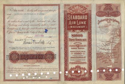 Seaboard Air Line Railway, 5% Gold Bond, 1928 – Bild 2