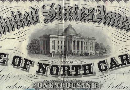 The State of North Carolina, Bond 1869 (William Woods Holden) – Bild 2