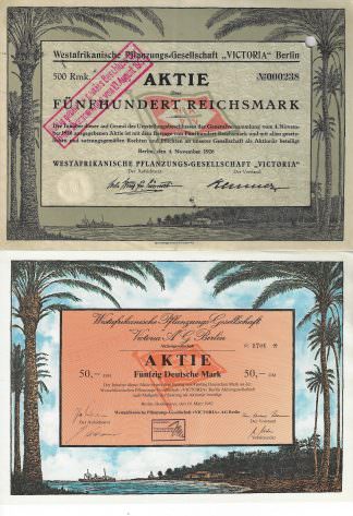 Westafrikanische Pflanzungs-Gesellschaft "VICTORIA" Berlin