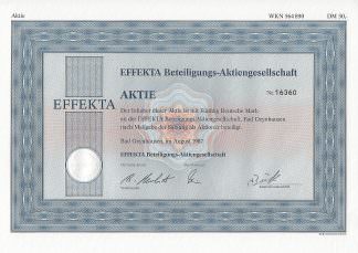 Effekta Beteiligungs-Aktiengesellschaft (1987)