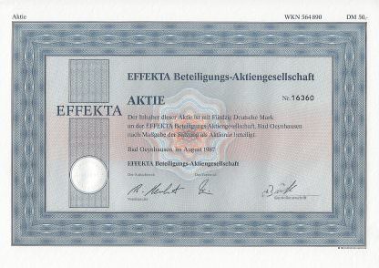 Effekta Beteiligungs-Aktiengesellschaft (1987)