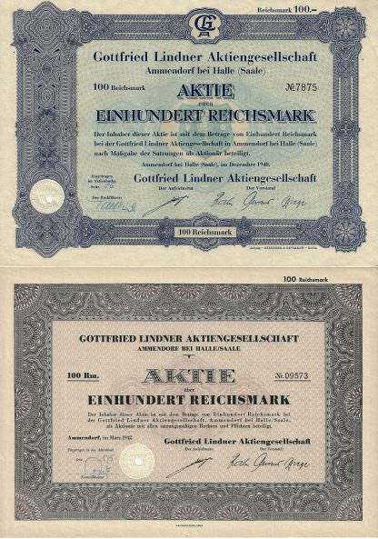 Gottfried Lindner Aktiengesellschaft Ammendorf bei Halle (Saale)
