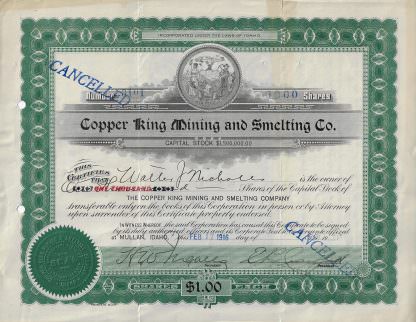 Copper King Mining & Smelting Company, US-Bergbau-Unternehmen aus Idaho – Bild 4